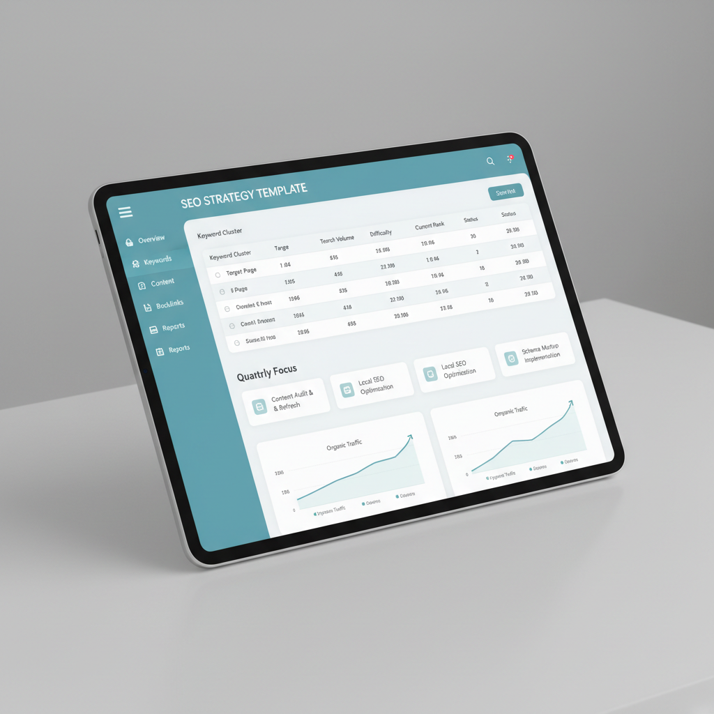seo strategy template — SEO strategy template