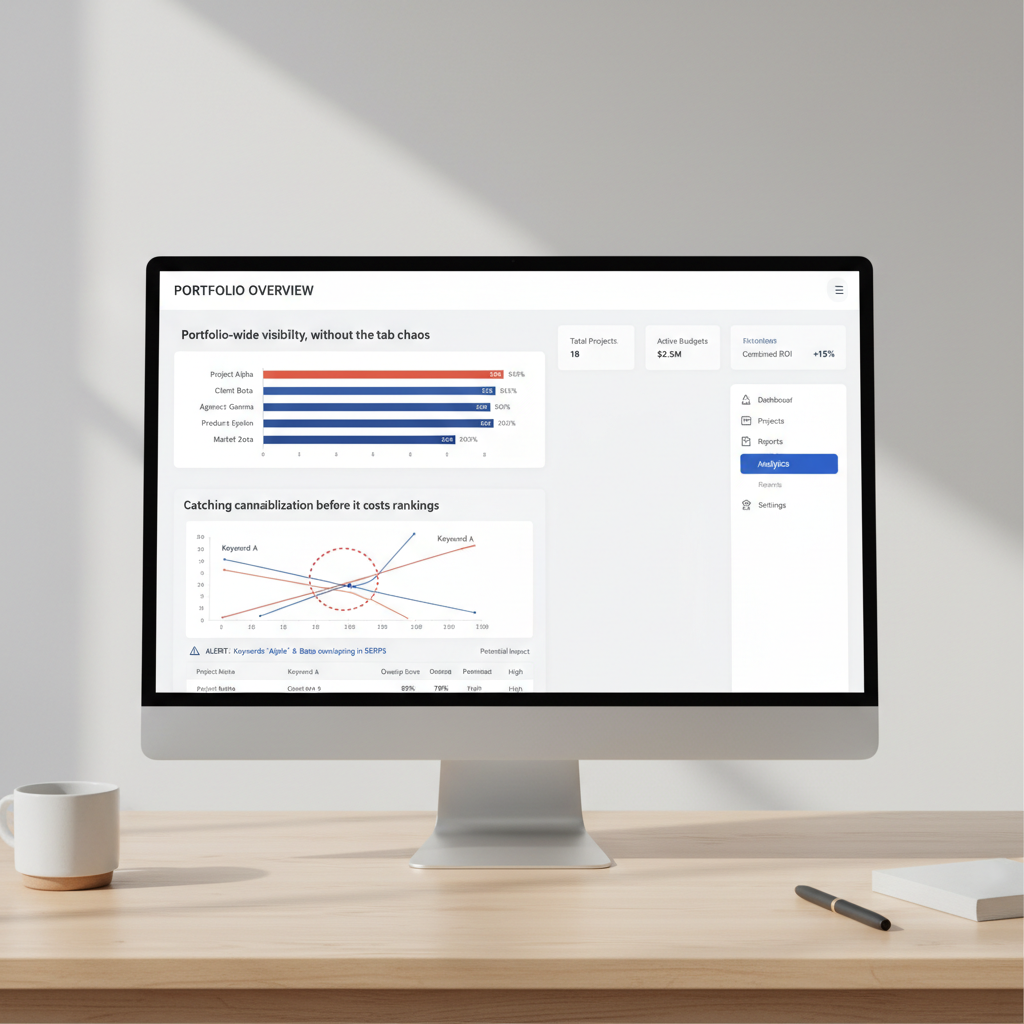 Advanced metrics for multi-project management and agencies