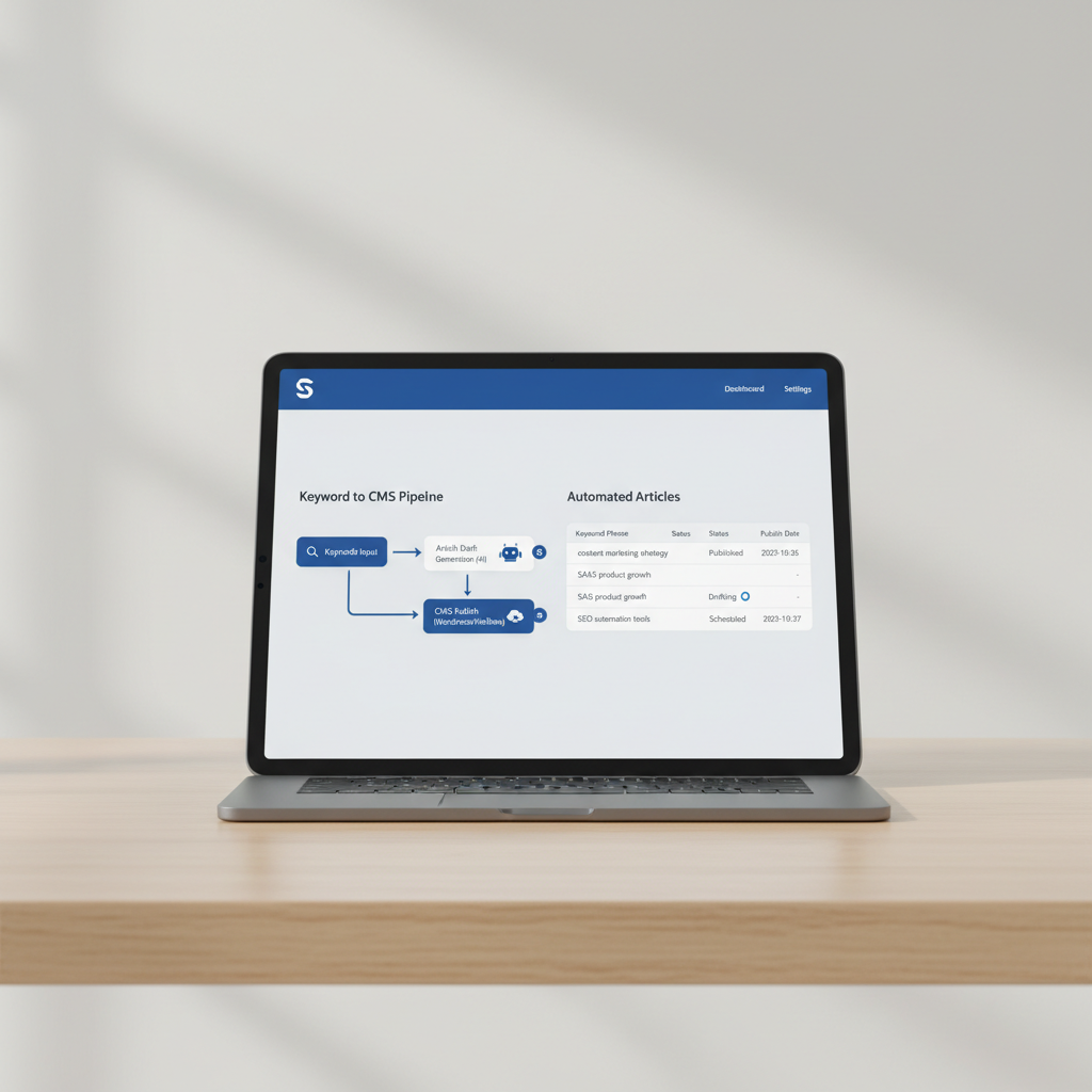 seo article writing service — Automating article generation and publishing with Seobase