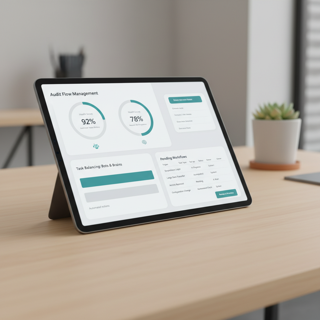 Bridging automated audit triggers and manual tasks