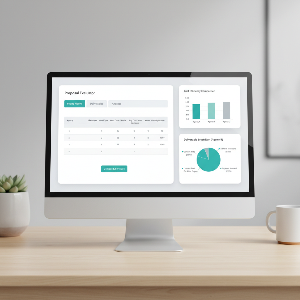seo article writing service — Evaluating pricing models and agency deliverable packages
