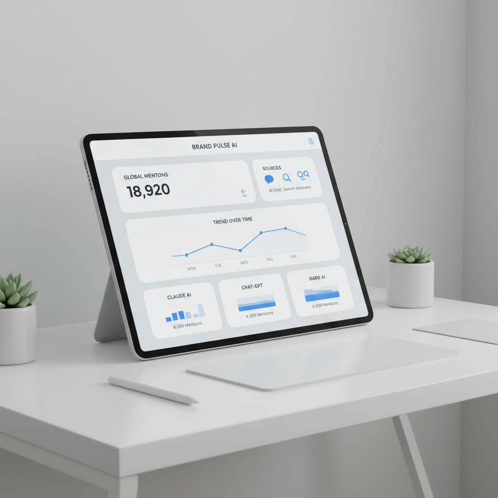 Tracking brand visibility across AI answer engines
