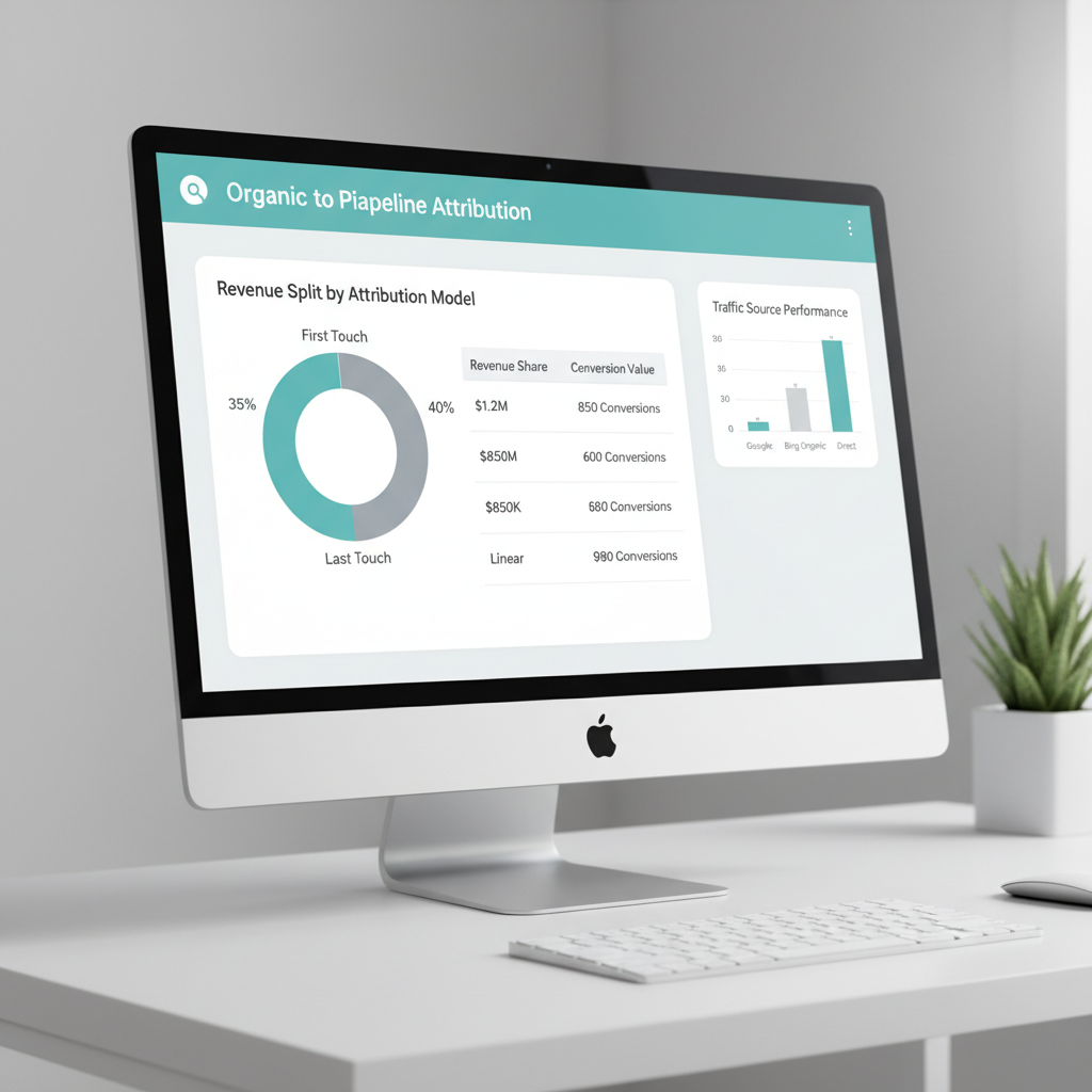 Connecting organic traffic directly to pipeline conversion value